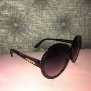 Betsey Johnson Black Frame Sunglasses